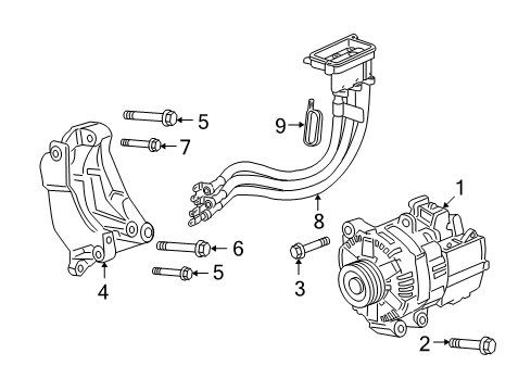 2008 Chevy Malibu Electrical Components Diagram 4 - Thumbnail