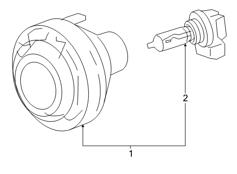 2010 Buick LaCrosse Bulbs Diagram 2 - Thumbnail