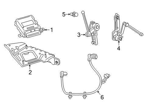 2020 GMC Sierra 1500 Electrical Components Diagram