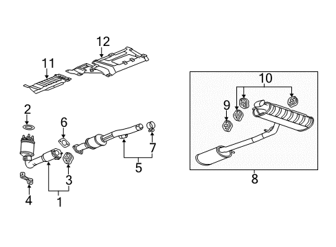 2012 Chevy Equinox Exhaust Components Diagram