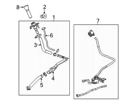 2023 GMC Yukon Fuel System Components Diagram 2 - Thumbnail