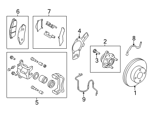 2015 Chevy City Express Front Brake Rotor (Coated) Diagram for 19316546