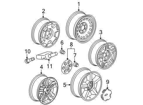 2008 Chevy Avalanche Wheels Diagram