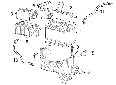 2024 Cadillac LYRIQ Battery Diagram