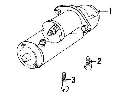 1999 Oldsmobile Intrigue Starter Diagram