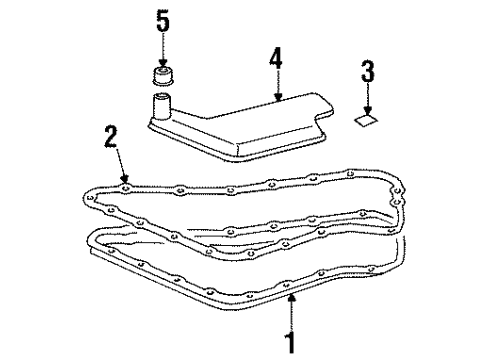 1997 Chevy Monte Carlo Transaxle Parts Diagram