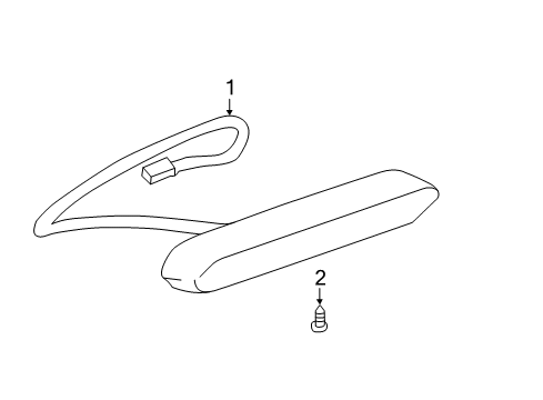 2015 Chevy Spark High Mount Lamps Diagram