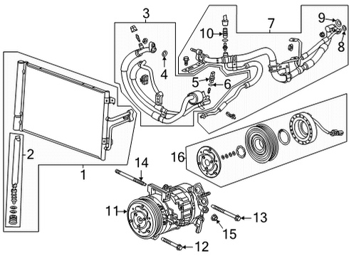 2022 Cadillac CT5 Switches & Sensors Diagram 1 - Thumbnail