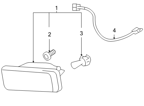 2011 Chevy Tahoe Chassis Electrical - Fog Lamps Diagram 1 - Thumbnail