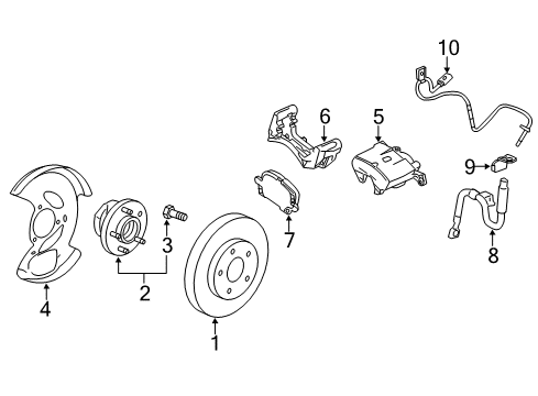 2012 Chevy Equinox Front Brakes Diagram