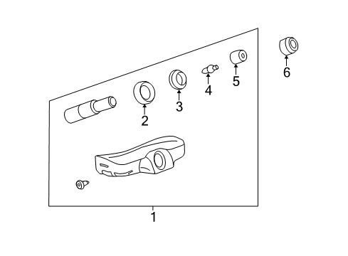 2007 Saturn Outlook Tire Pressure Monitoring, Electrical Diagram