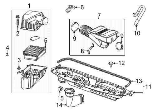 2024 Chevy Silverado 2500 HD Air Intake Diagram 3 - Thumbnail