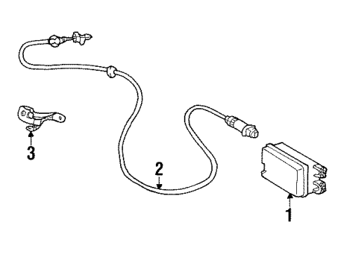 1993 GMC C2500 Cruise Control System Diagram