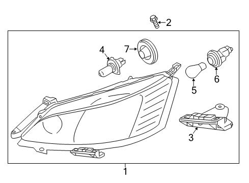 2015 Chevy City Express Headlamps, Electrical Diagram