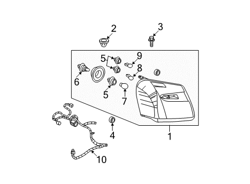 2006 Chevy Equinox Bulbs Diagram