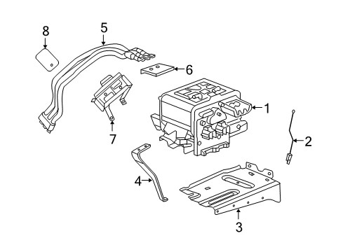 2006 GMC Sierra 1500 Hybrid Components Diagram 2 - Thumbnail