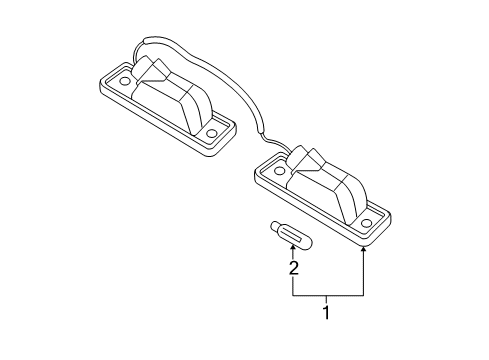 2004 Chevy Aveo License Lamps Diagram