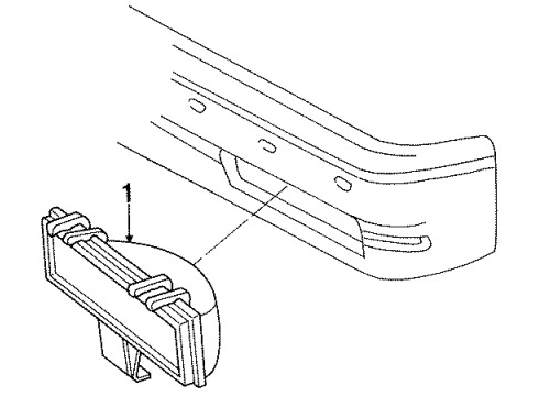 1989 GMC S15 Park Lamps Diagram