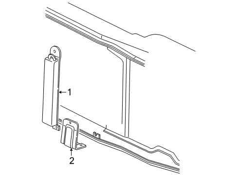 1996 GMC K1500 Cooler Assembly, P/S Fluid Diagram for 26041726