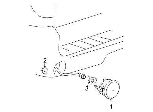 2005 GMC Envoy XUV Backup Lamps Diagram