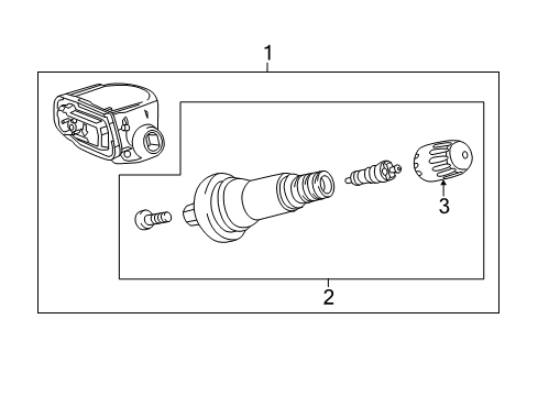 2019 Buick Regal TourX Tire Pressure Monitoring Diagram