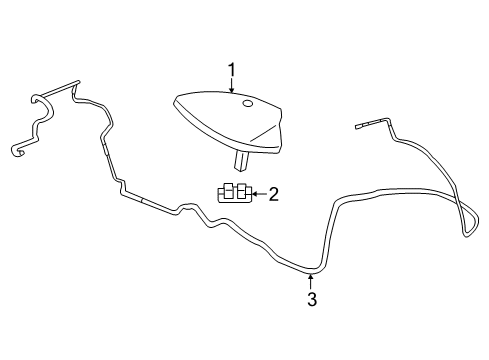 2024 Buick Enclave Antenna & Radio Diagram