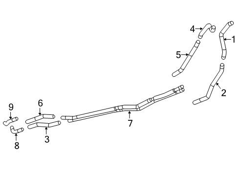 2014 Chevy Spark EV Hose, Battery Vent Diagram for 95281093