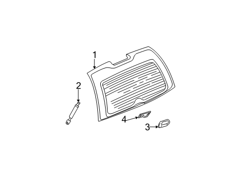 2002 Chevy Trailblazer Lift Gate Diagram