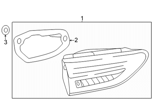 2022 Buick Envision Backup Lamps Diagram