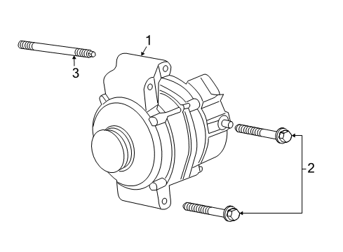 2011 Chevy Malibu Alternator Diagram 1 - Thumbnail