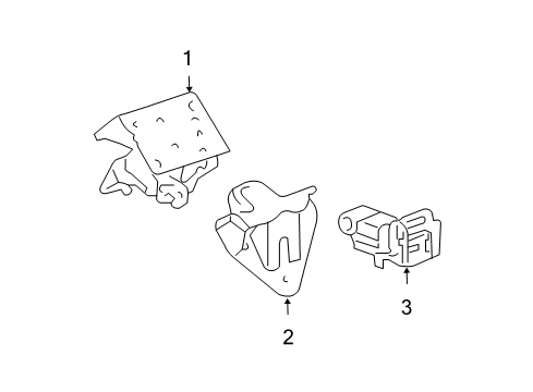 2014 Chevy Express 2500 Engine & Trans Mounting Diagram 2 - Thumbnail