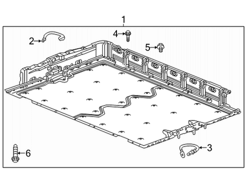 2022 GMC Hummer EV Pickup Battery Diagram