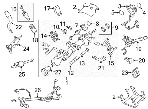 2012 GMC Sierra 3500 HD Ignition Lock, Electrical Diagram 1 - Thumbnail