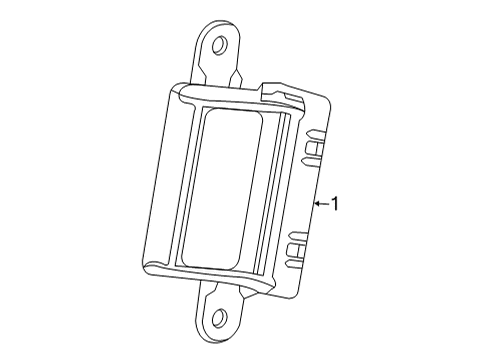 2023 Buick Encore GX Parking Aid Diagram 1 - Thumbnail