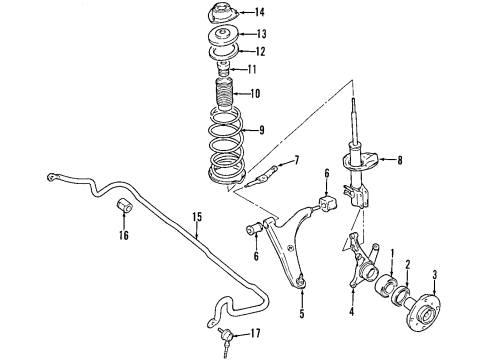 1985 Chevy Sprint Wheel Rim Kit,Disc Diagram for 96057464