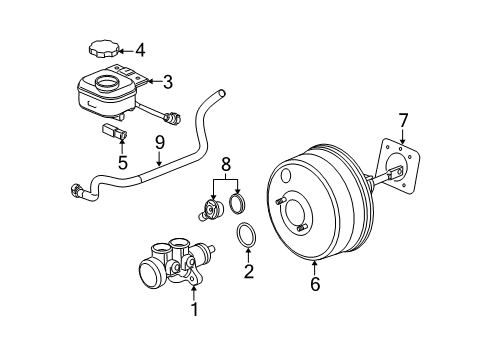 2004 Saturn Ion Dash Panel Components Diagram 1 - Thumbnail