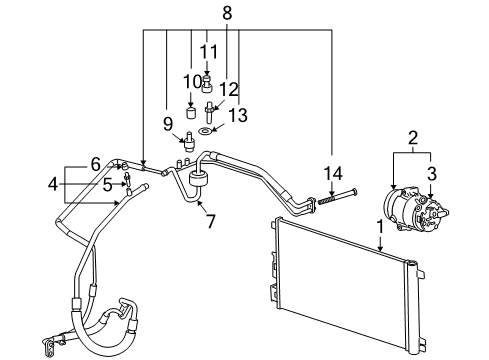 2010 Chevy Malibu Air Conditioner Diagram 2 - Thumbnail