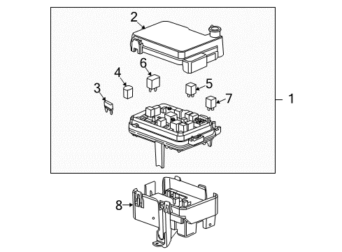 2013 GMC Terrain Fuse & Relay Diagram