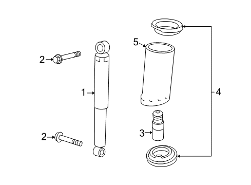 2007 Pontiac Torrent Shocks & Components - Rear Diagram 2 - Thumbnail