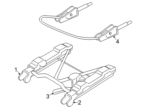 2001 Buick Regal Tracks & Components Diagram 5 - Thumbnail