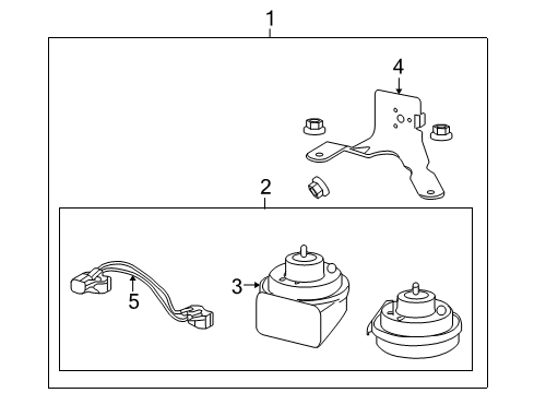 2011 Buick LaCrosse Horn Diagram