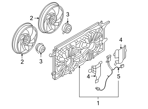 2008 Chevy Uplander Cooling System, Radiator, Water Pump, Cooling Fan Diagram 2 - Thumbnail