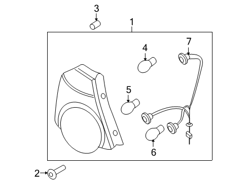 2009 Chevy Aveo5 Bulbs Diagram 4 - Thumbnail