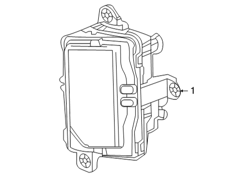 2023 GMC Yukon Fog Lamps Diagram