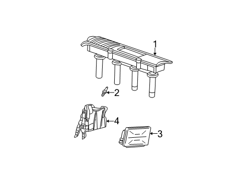 2003 Oldsmobile Alero Ignition System Diagram 1 - Thumbnail