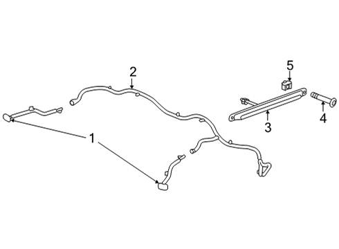 2021 GMC Sierra 3500 HD Identification Lamps Diagram