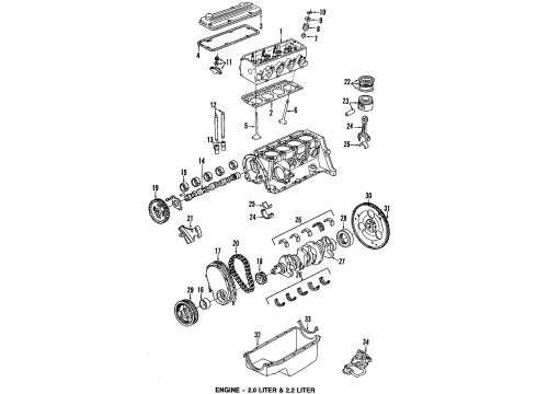 1993 Chevy Beretta Plate Assembly, Clutch Driven Diagram for 10219238