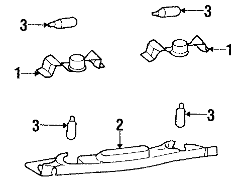 1997 Saturn SL License Lamps Diagram