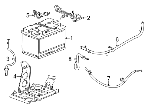 2015 Cadillac ATS Battery Diagram