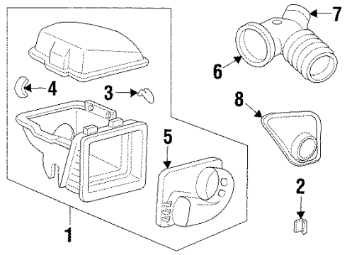 1999 Oldsmobile Intrigue Powertrain Control Diagram 5 - Thumbnail